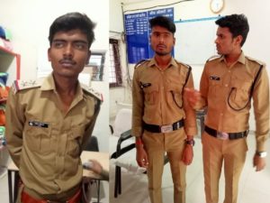 सागर की मकरोनिया थाना पुलिस ने रेलवे स्टेशन के पास से तीन नकली पुलिसकर्मियों को पकड़ा है। आरोपी पुलिस वर्दी पहनकर घूम रहे थे। मामले में तीनों को थाने लाकर पूछताछ की जा रही है।