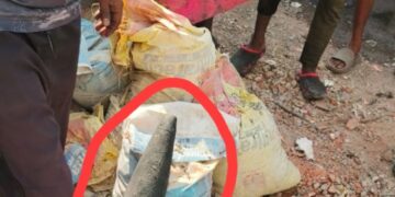 रद्दी चौकी में बम खोल मिलने से मचा हड़कंप