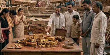 ललितपुर में खुदाई के दौरान ‘खजाना’ मिलने का दावा, गांव में मची हलचल
