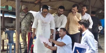 मोहला : कलेक्टर श्रीमती तुलिका प्रजापति ने जिला मुख्यालय में निर्माण कार्यों का किया निरीक्षण