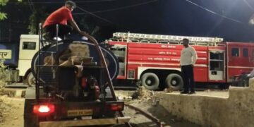 शॉर्ट सर्किट से टाल में धंधकी आग, गंगासागर इलाके में देर रात लगी आग