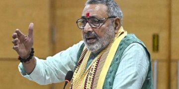 उत्तर प्रदेश इंटरनेशनल ट्रेड शो-2026 के समापन समारोह में बतौर मुख्य अतिथि सम्मिलित हुए केंद्रीय मंत्री गिरिराज सिंह